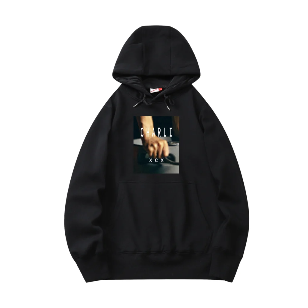 Charli xcx Hoodie Black Charli xcx Merch